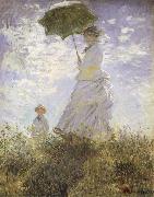 Claude Monet The Walk,Lady iwth Parasol oil painting